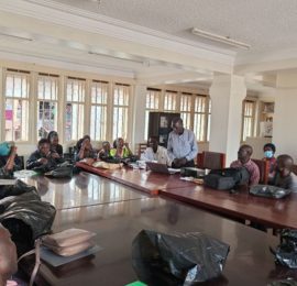 Trained and facilitated data collectors ready for deployment into the field