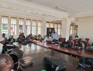 Trained and facilitated data collectors ready for deployment into the field